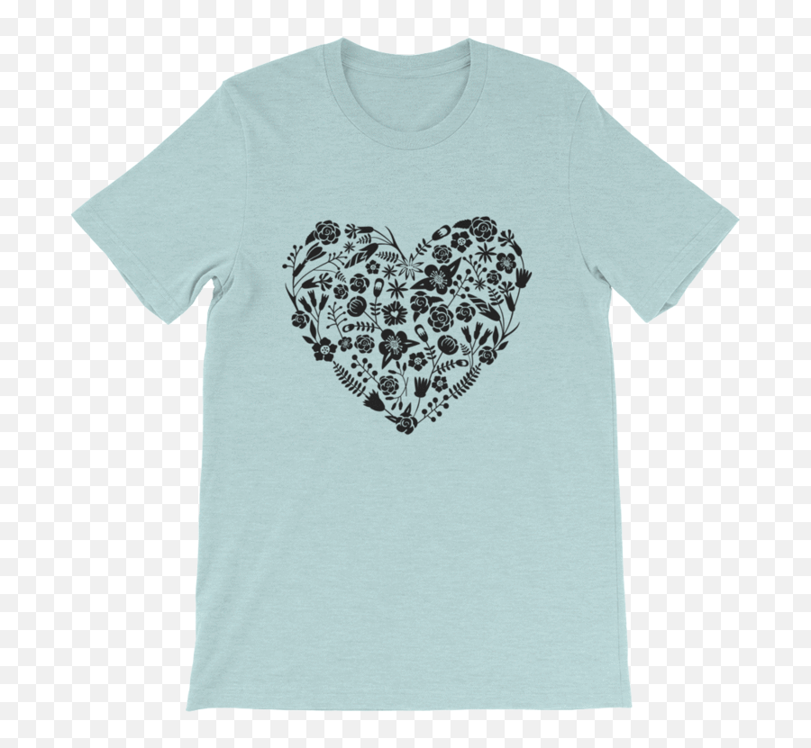 Love Heart Floral Papel Picado Jersey - Point Your Fucking Toes T Shirt Png,Papel Picado Png
