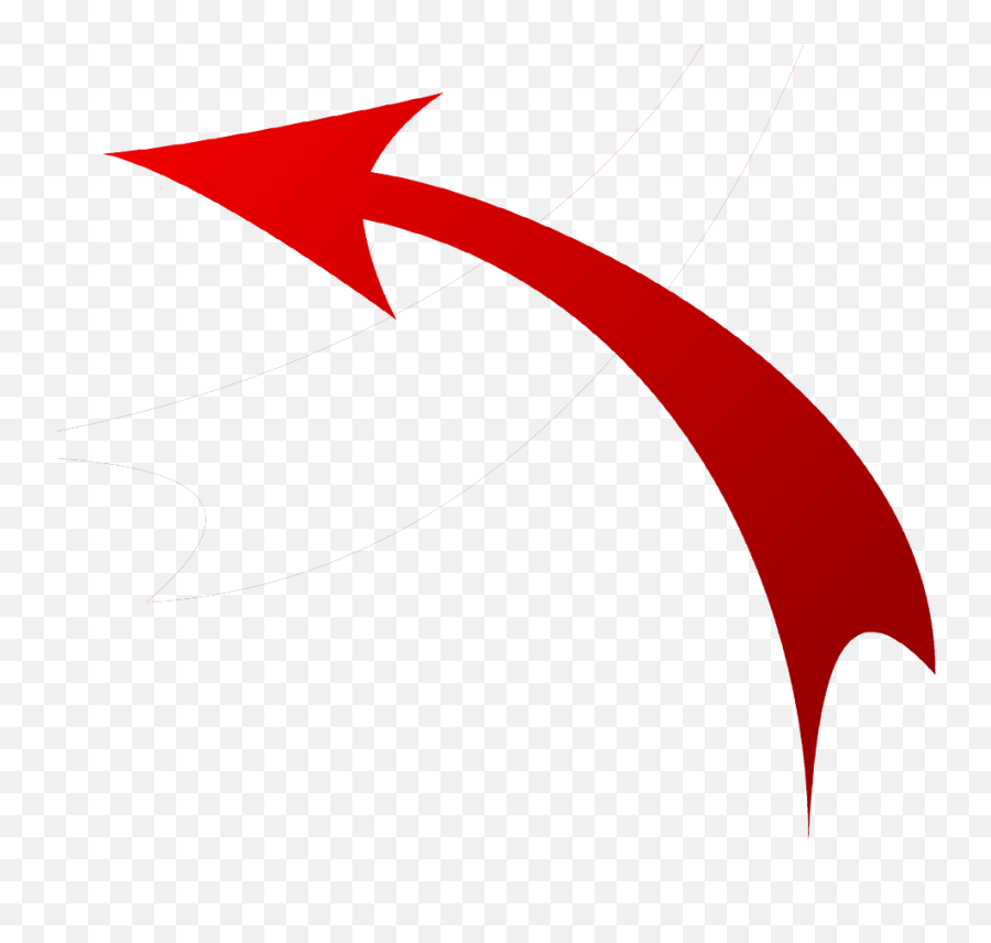 Arrow Curved Download Free Clip Art - Transparent Background Curved Red Arrow Png,Curved Arrows Png
