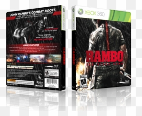 Download The Video Game Box Art Cover - John Rambo Png Image Wolfenstein The New Order Xbox 360,Rambo Png