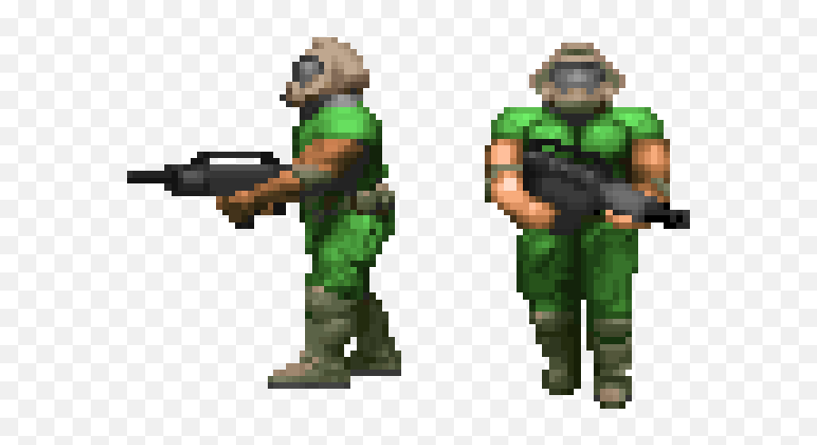 Undead003u0027s Marine Voices - 8 Bit Doom Guy Full Size Png Doom Guy Png,Doomguy Png