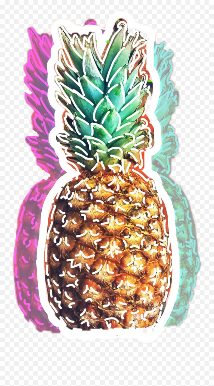 Download Pineapple Sticker - Pineapple Full Size Png Image Transparent Pineapple Stickers,Pineapple Png
