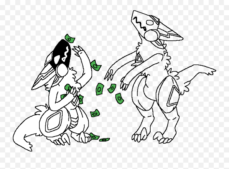 Pixilart - Its Raining Money By Basegurl Fictional Character Png,Raining Money Png