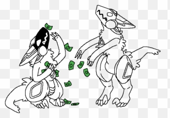 Pixilart - ITS RAINING MONEY by BaseGurl Fictional Character png