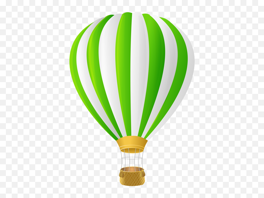 Green Hot Air Balloon Transparent Png - Hot Air Balloon Clipart Transparent Background,Hot Air Balloon Transparent