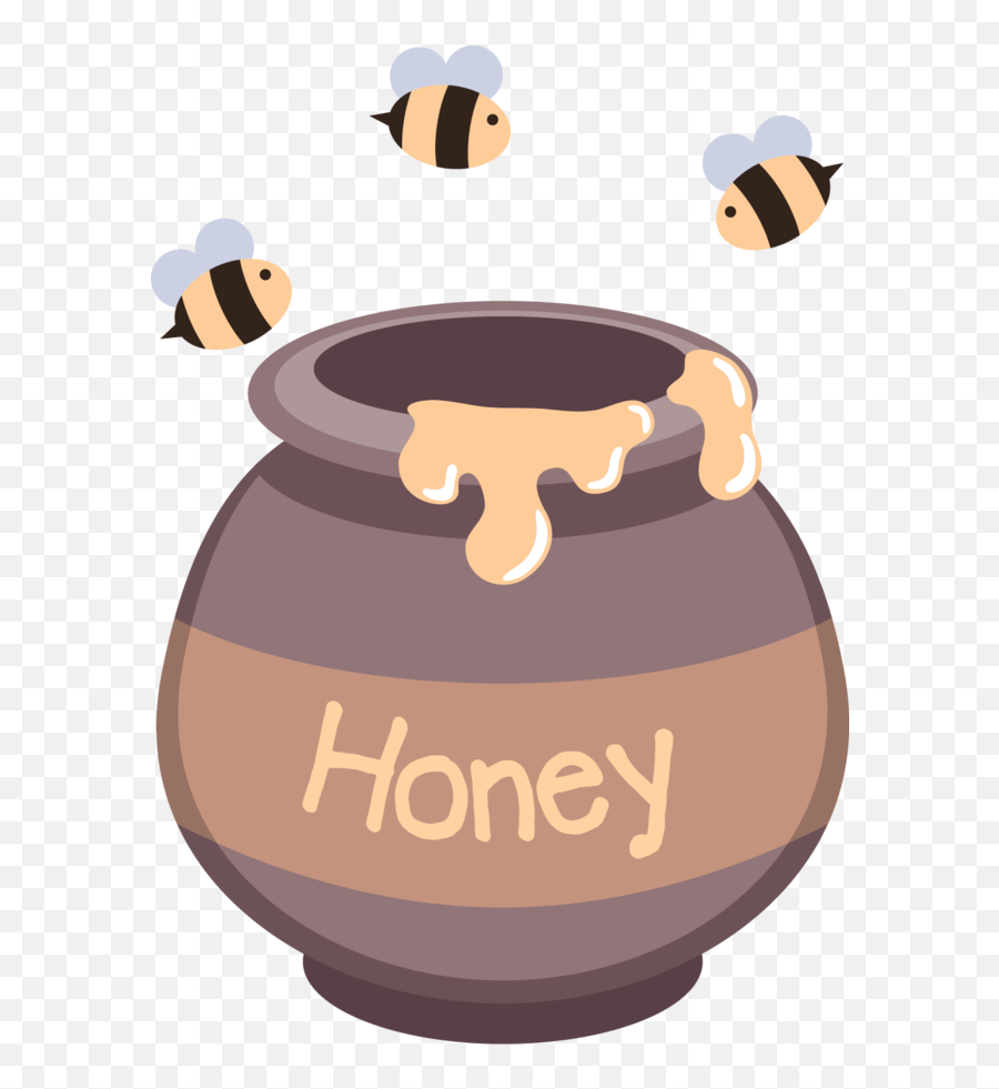 Kitchen Labels Buzz Bee Winnie The Pooh Honey Baby - Jar Honey Winnie The Pooh Png,Honey Pot Png