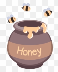 Kitchen Labels Buzz Bee Winnie The Pooh Honey Baby - Jar Honey Winnie The Pooh Png,Honey Pot Png