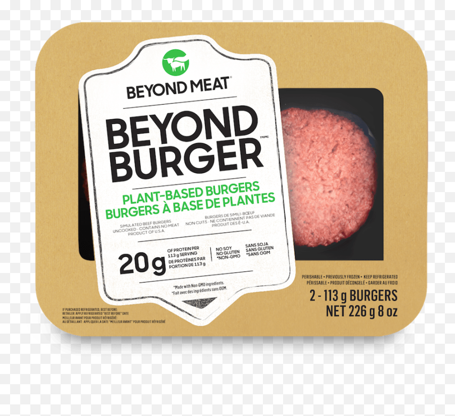 Beyond Meat Burgers Coming To Grocery Stores Across Canada - Beyond Meat Burger Canada Png,Beyond Meat Logo