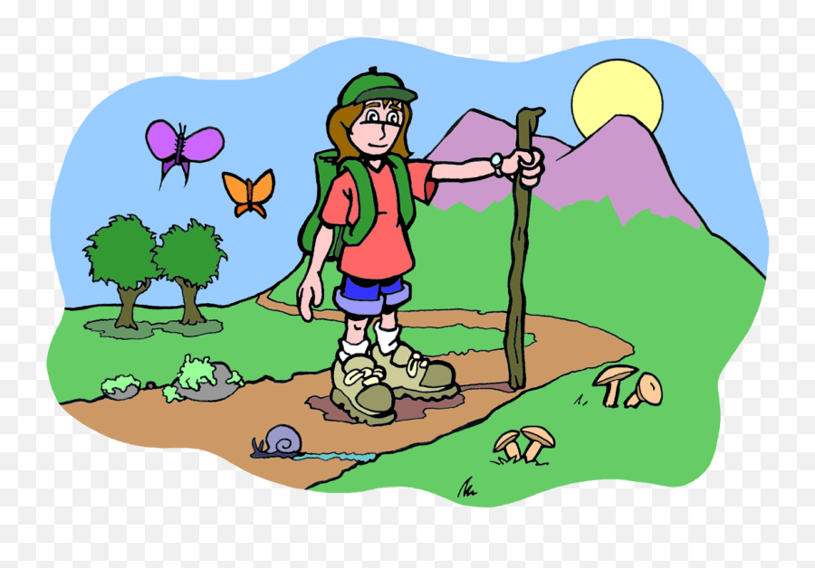 Path Png - Vector Royalty Free Library Biodiversity For Kids Hiking Clipart,Path Png