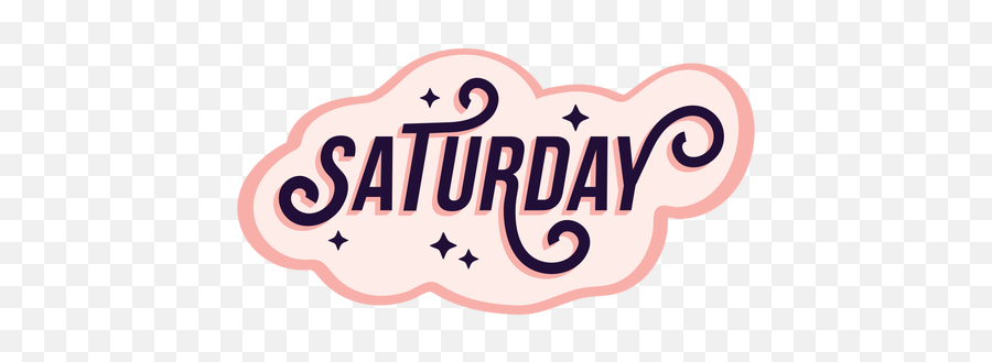 Saturday Badge Sticker - Dot Png,Saturday Png