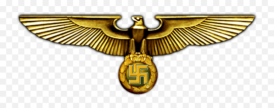 Heraldry Of The Third Reich - Golden Nazi Eagle Png,Nazi Eagle Png