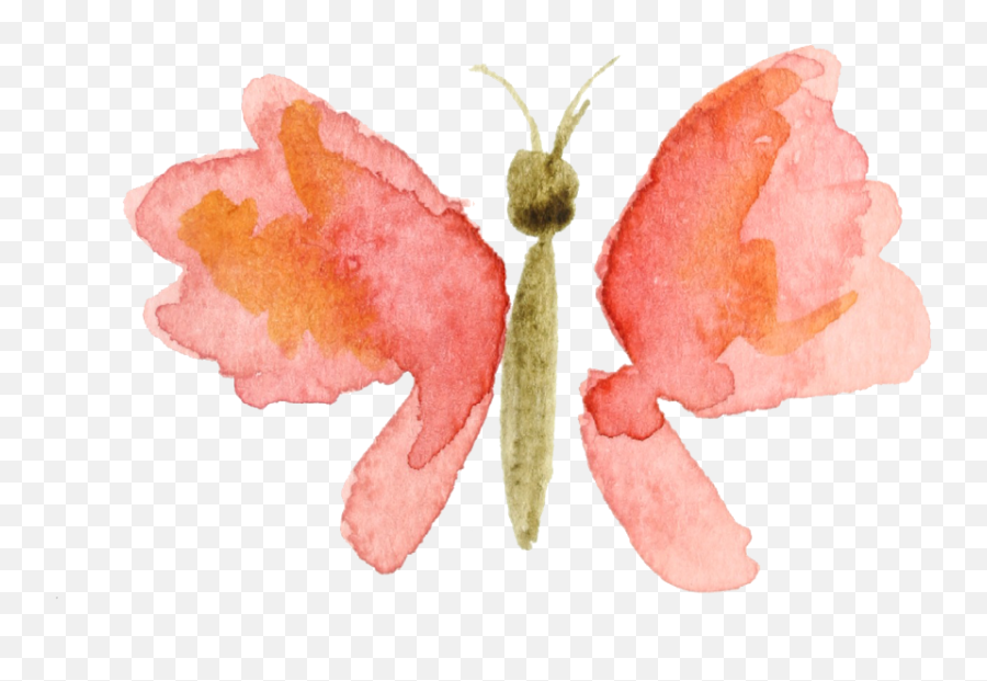 Watercolor Clipart Png Picture - Free Watercolor Png Butterfly,Watercolor Clipart Png