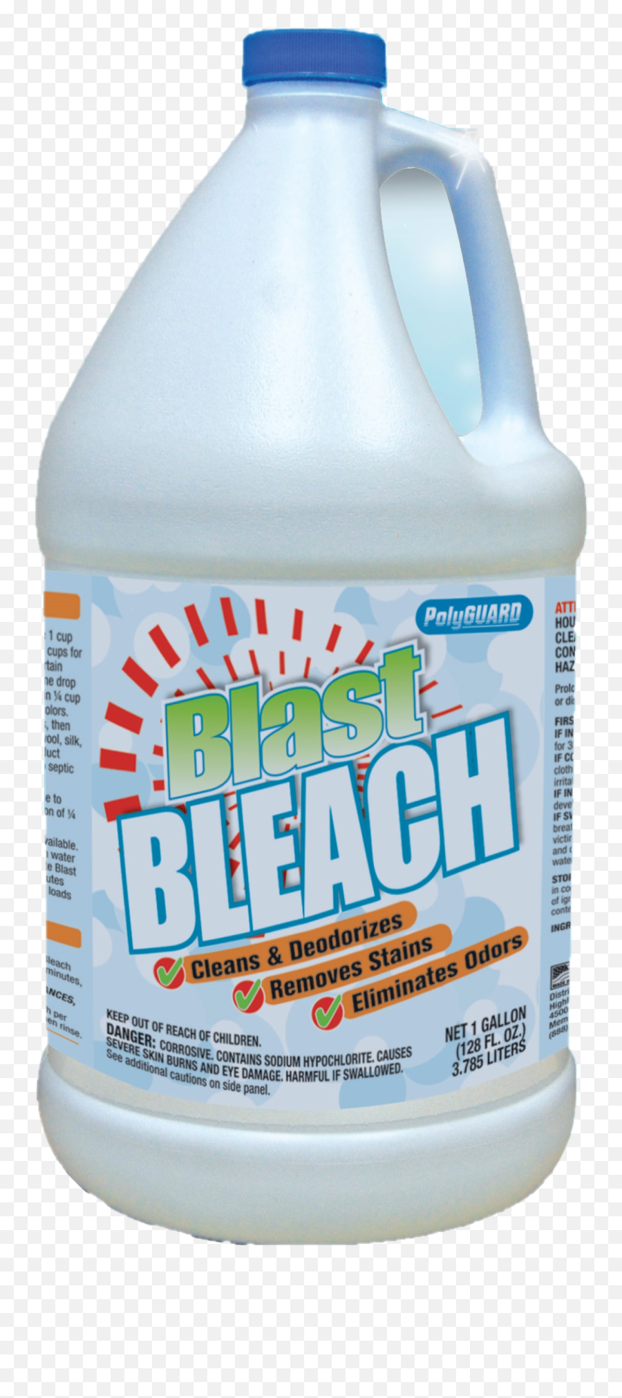 Blast Bleach 61 Gallon Jugs - Toilet Bowl Cleaner Png,Bleach Transparent