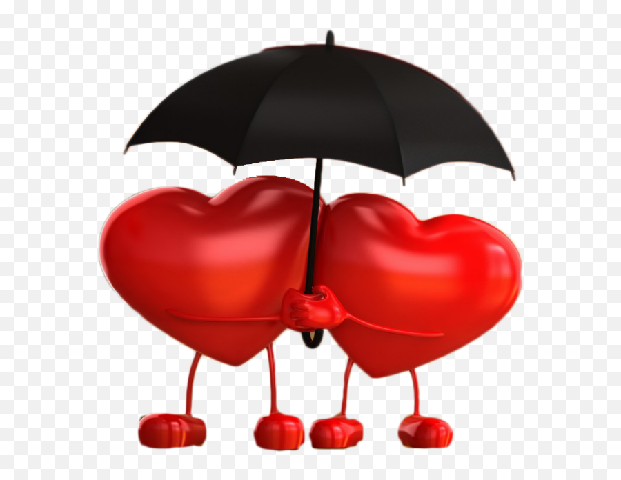 Red Umbrella Png - Mq Heart Hearts Red Umbrella Emoji Two Heart,Two Hearts Png