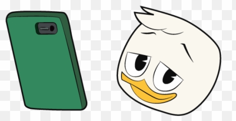 Ducktales Louie Duck And Phone Disney Cartoons - Phone Ducktales Png,Scrooge Mcduck Icon