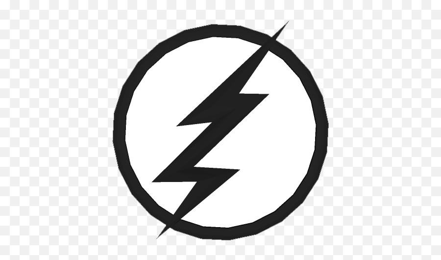Jesse Quick Logo From The - Transparent Black Lightning Bolt Png,Cw Logo