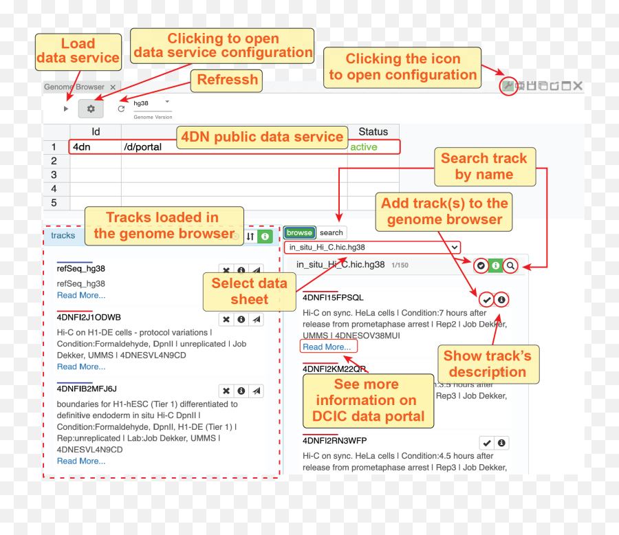 Browse 4dn Dcic Data U2014 Nucleome Browser V093 Documentation - Vertical Png,Open In Browser Icon