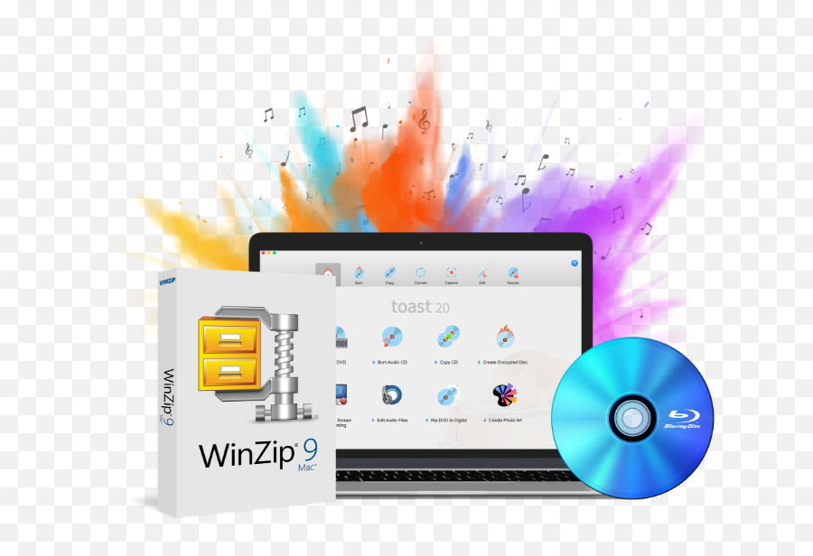 Cd U0026 Dvd Burning Software For Mac - Toast 20 Pro By Roxio Winzip Png,Mac Os 9 Icon