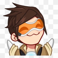 Leah - Overwatch Discord Emojis Png,Tracer Png