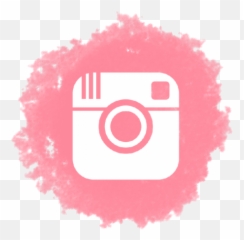 Pink Instagram Logo Icon Free Png Skypng - Watercolor
