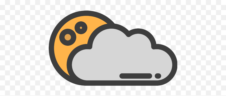 Cloudy Night Vector Svg Icon 3 - Png Repo Free Png Icons Dibujo Clima Brumoso,Cloud Desktop Icon