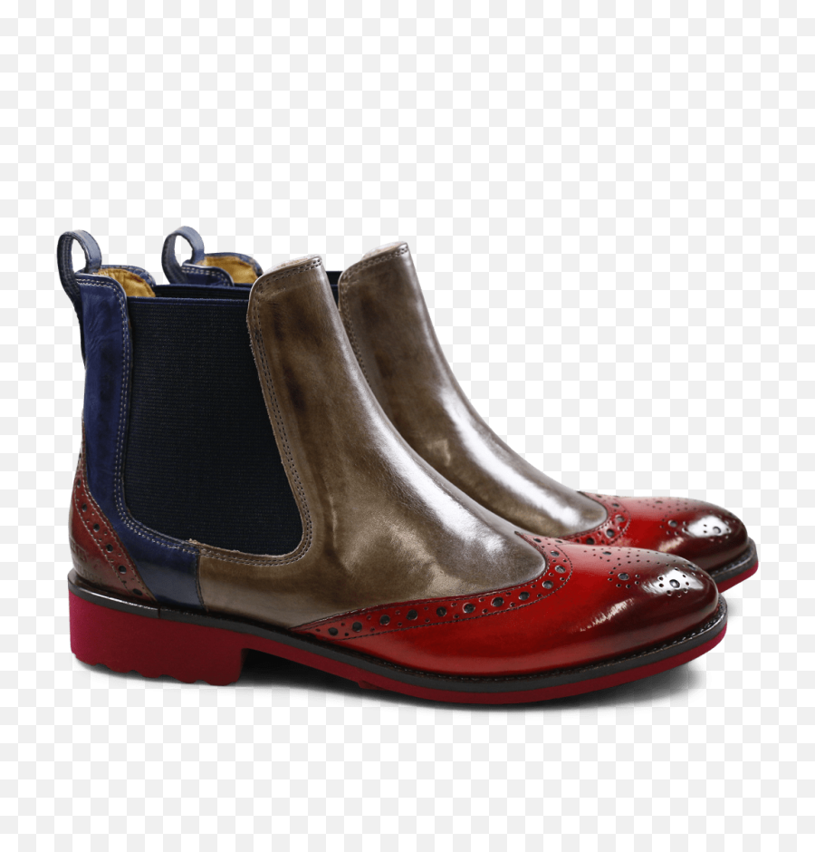Amelie 5 Crust Rich Red Smoke Navy - Chelsea Boot Png,Red Smoke Png