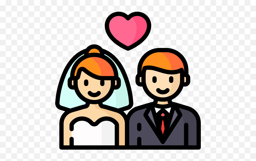Wedding Couple Free Vector Icons Designed By Freepik Mini - Wedding Icon Png Transparent,Couple Icon