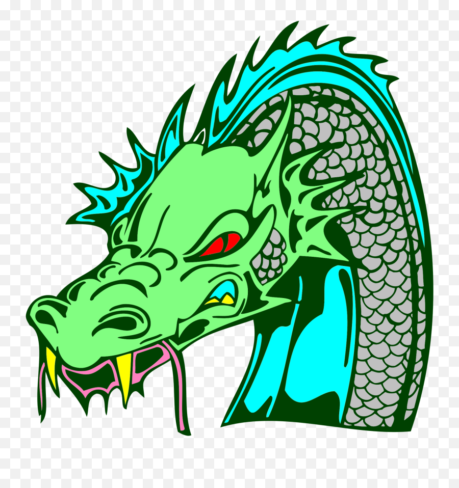 Dragon Clipart Png In This 4 Piece Svg And - Transparent Background Green Dragon Clipart,Dragon Skull Icon