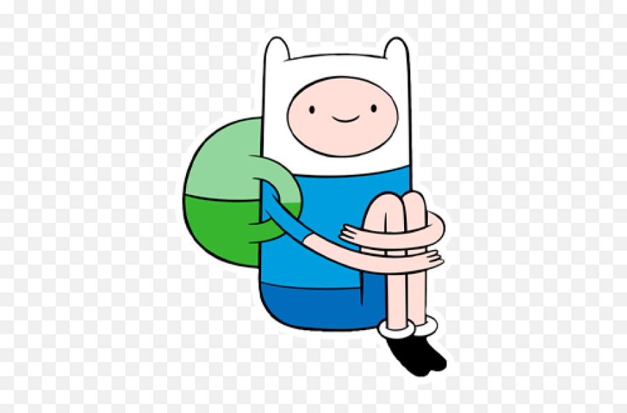 Sticker Maker - Finn The Human Adventure Time Fin Adventure Time Drawing Png,Finn The Human Icon