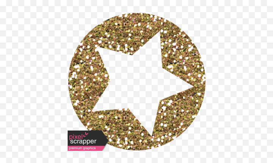 Superlatives Glitter Star 07 Graphic By Marisa Lerin Pixel - Emblem Png,Gold Glitter Star Png