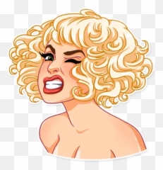 Lady Gaga Whatsapp Stickers - Lady Gaga Stickers Png,Lady Gaga Transparent