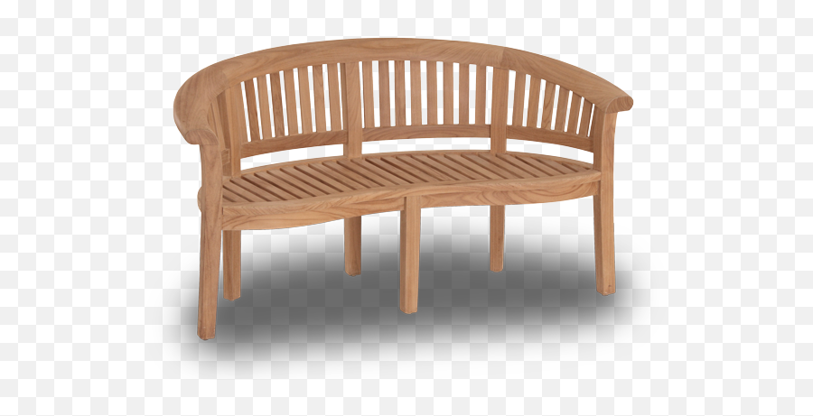 Half Moon Teak Curved Garden Bench Love Seat - Bench Png,Bench Png