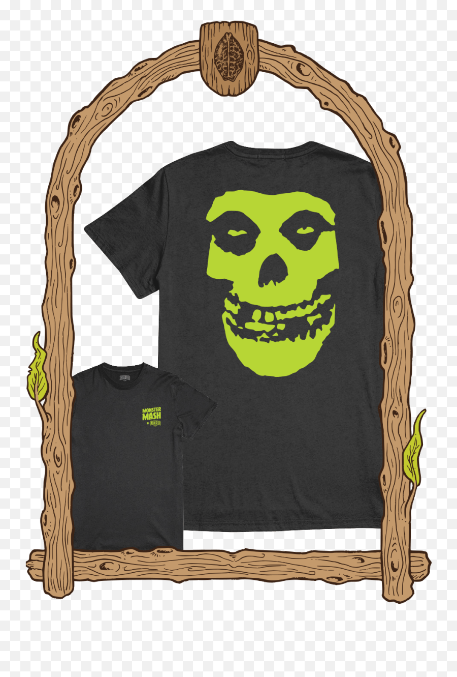 Green Skull Png - T Shirt U0027u0027monster Mash Skullu0027u0027 Limited Blue Monkey Exotic Seeds,Skull Logo Png