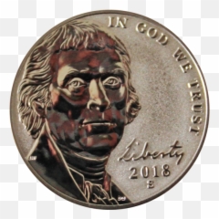 2018 Reverse Proof Jefferson Nickel - Coin Png,Nickel Png