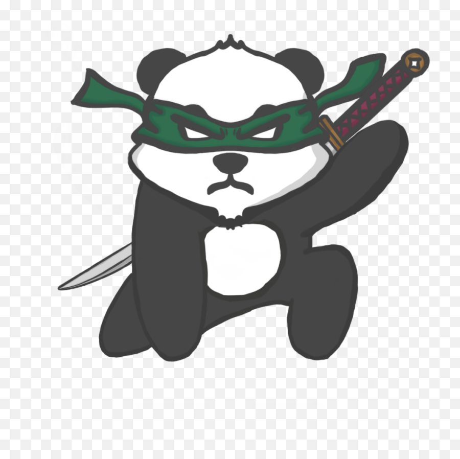 Design U2014 Bare Mountain Media - Cute Ninja Panda Cartoon Png,Ninja Png -  free transparent png images 