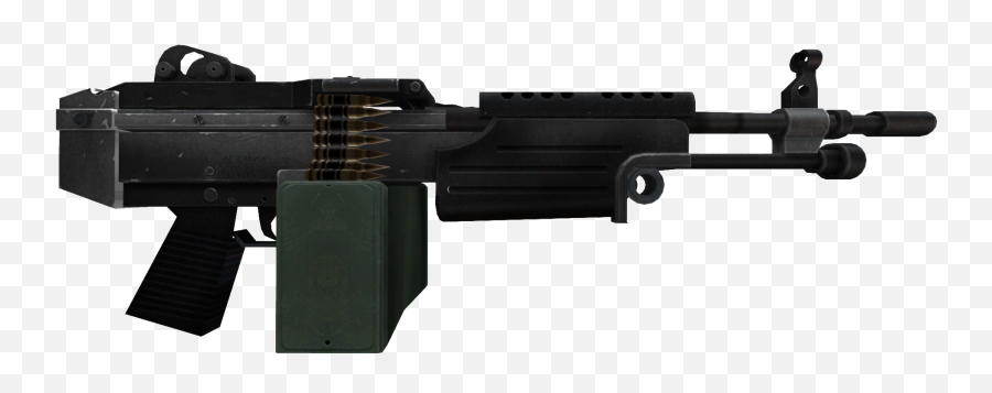 Zewikia Weapon Heavymachinegun M249 Css - Machine Gun Counter Strike Png,Machine Gun Png