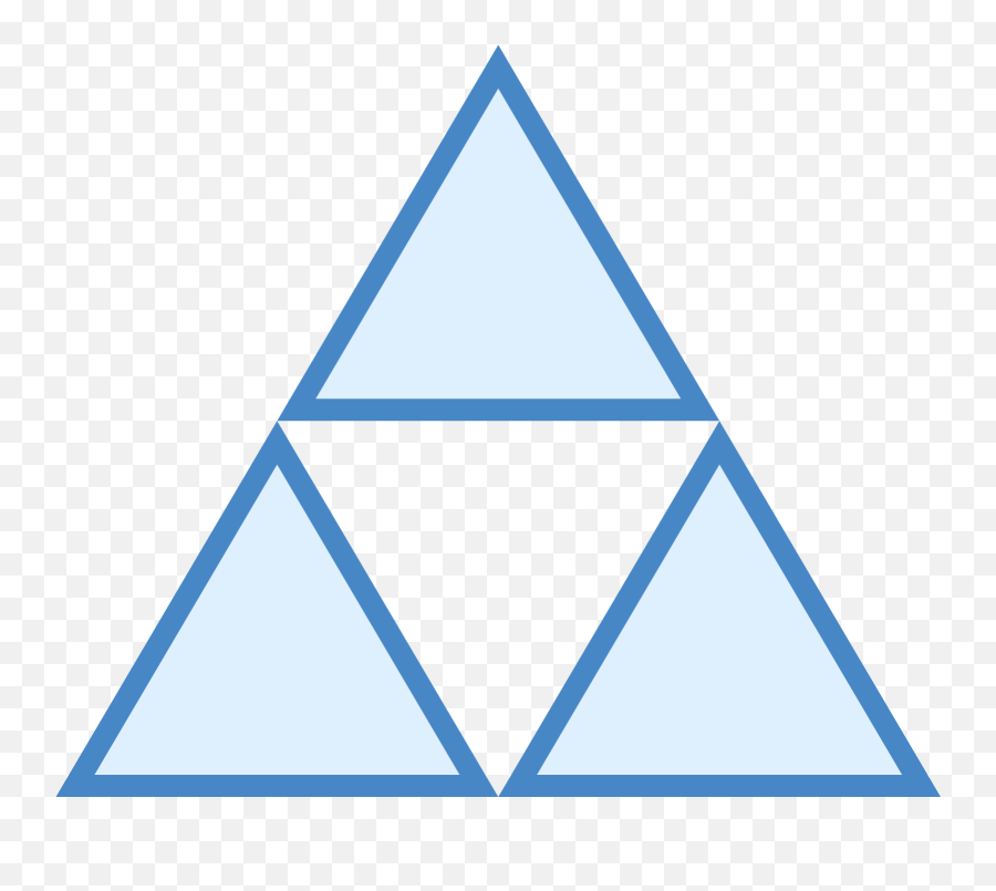 Icon Is A Depiction Of The Triforce - Triforce Png,Triforce Transparent Background