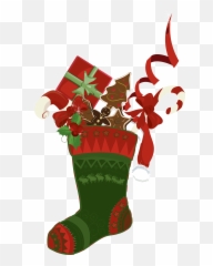 Download Stockings Decoration Christmas Drawing Free Hd - Drawing Of Christmas Stocking Png,Christmas Stockings Png