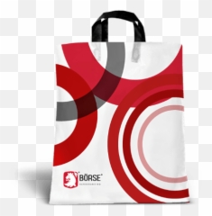 Custom Printed Shopping Bags Börse Handbranding - Plastic Shopping Bags Design Png,Plastic Bag Png