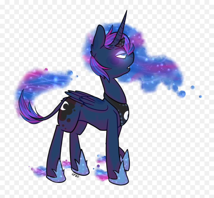 Glowing Eyes - Transparent Cartoon Unicorn Blue Png,Glowing Eyes Png