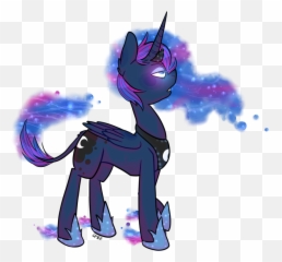 Glowing Eyes - Transparent Cartoon Unicorn Blue Png,Glowing Eyes Png