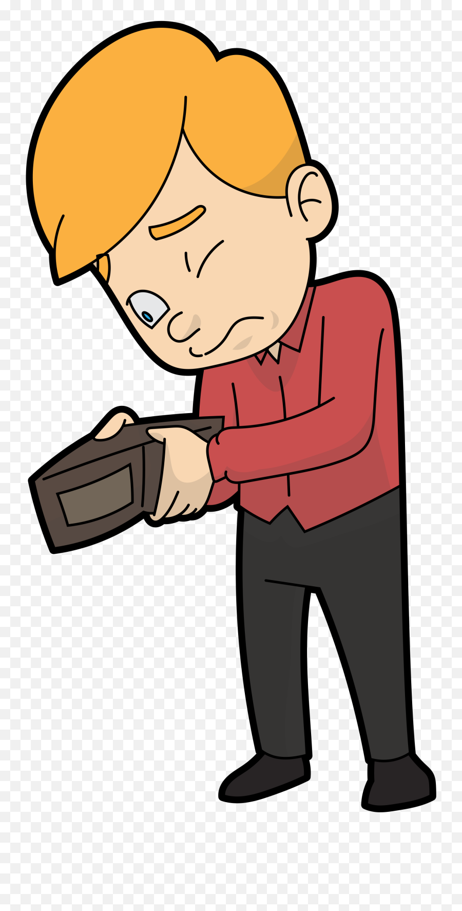 No Money Cartoon Png Free - Wanted To Do Panic Buying I Checked My Account I Can Only Panic,Money Clipart Transparent
