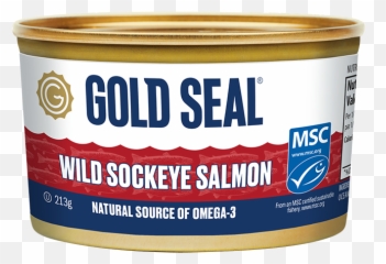 Wild Sockeye Salmon - Gold Seal Salmon Png,Gold Seal Png