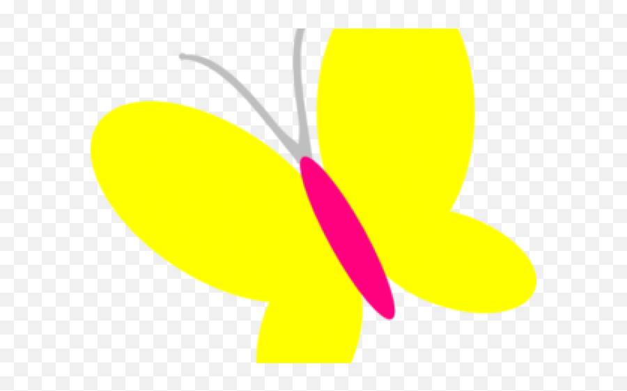 Yellow Butterfly Cliparts - Yellow Butterfly Clipart Png Butterfly Yellow Border Design,Yellow Butterfly Png