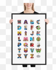Rap Abc Framed Poster The Andy Hop - Rap Abc Poster Png,Rappers Png