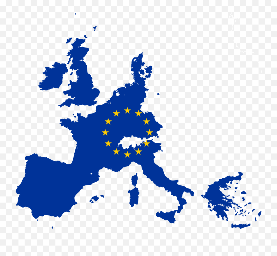 Europe Map With Flag Png Image - European Union Map Png,Europe Map Png