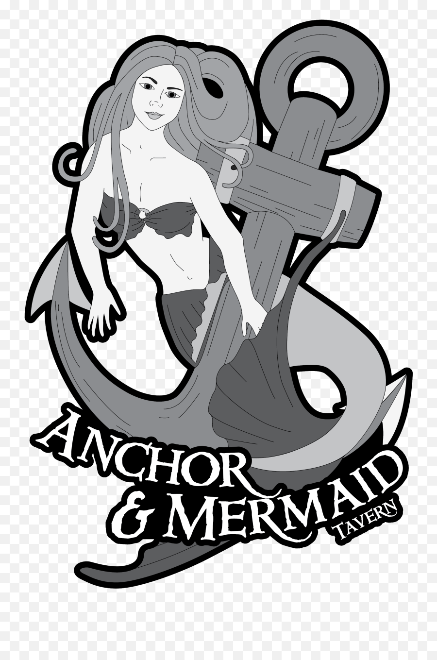 Mermaid Anchor Transparent Cartoon - Mermaid Anchor Png,Anchor Logos