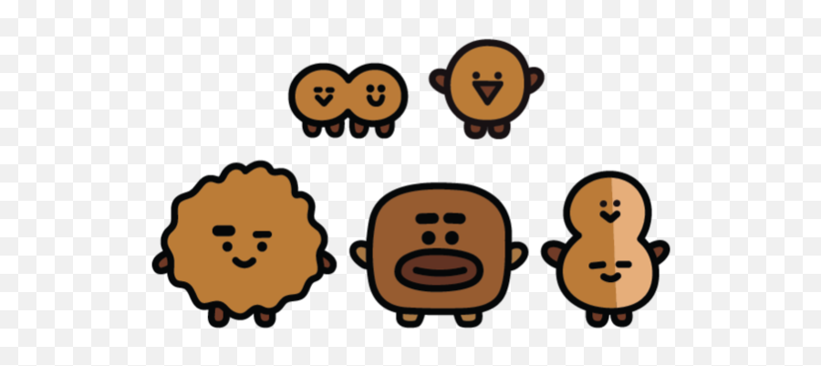 Petition Crunchy Squad Bt21 Being Individual Characters - Bt21 Shooky Crunchy Squad Png,Bt21 Png