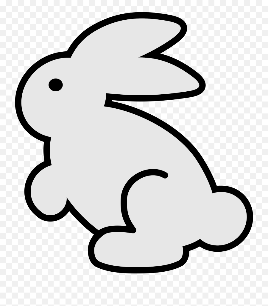 Easter Bunny Rabbit Download Black - Cute Bunny Coloring Pages Png,White Bunny Png