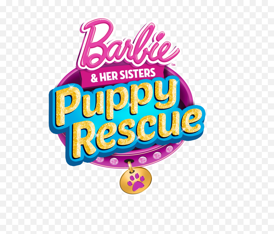 Barbie And Her Sisters Puppy Rescue - Clip Art Png,Barbie Logo Png