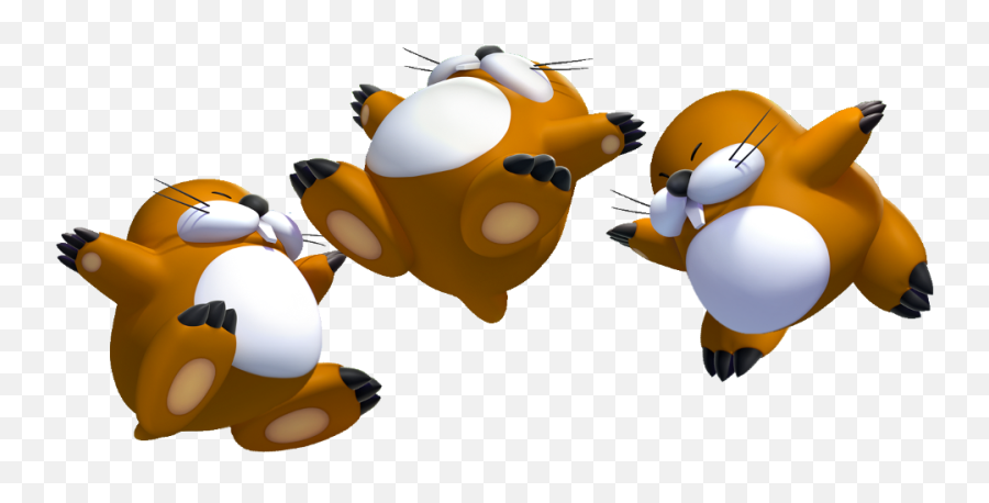 Download Hd Monty Mole - Super Mario Monty Mole Transparent Super Mario Bros Monty Mole Png,Mole Png